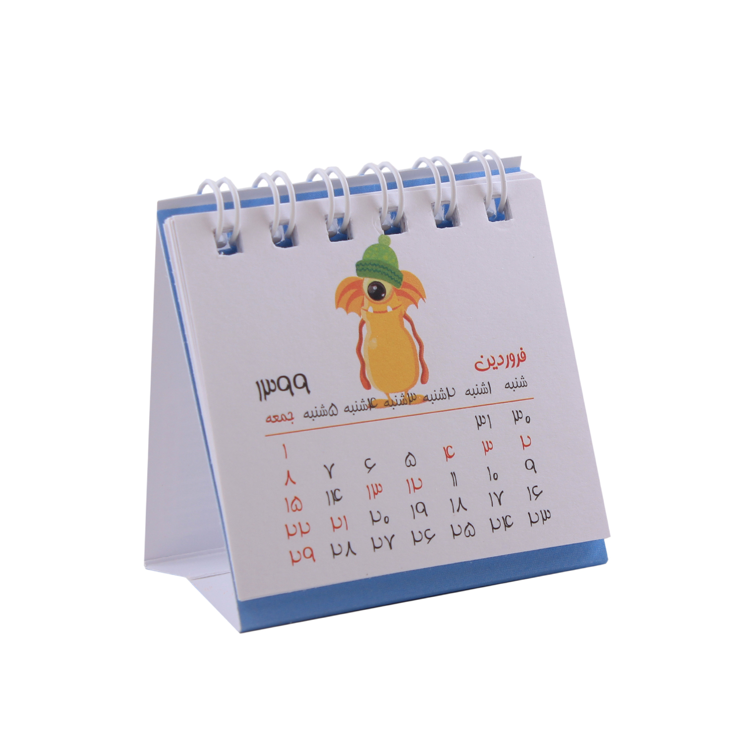 تقویم رومیزی سال 1399 مدل DAT3