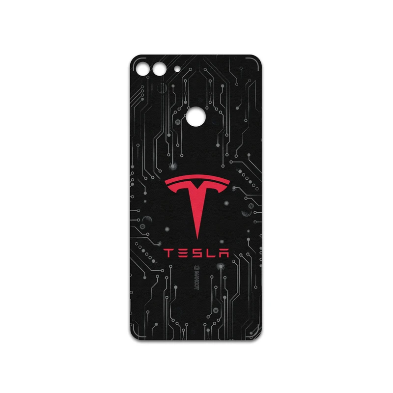 برچسب پوششی ماهوت مدل TESLA-Motors مناسب برای گوشی موبایل هوآوی Y9 2018