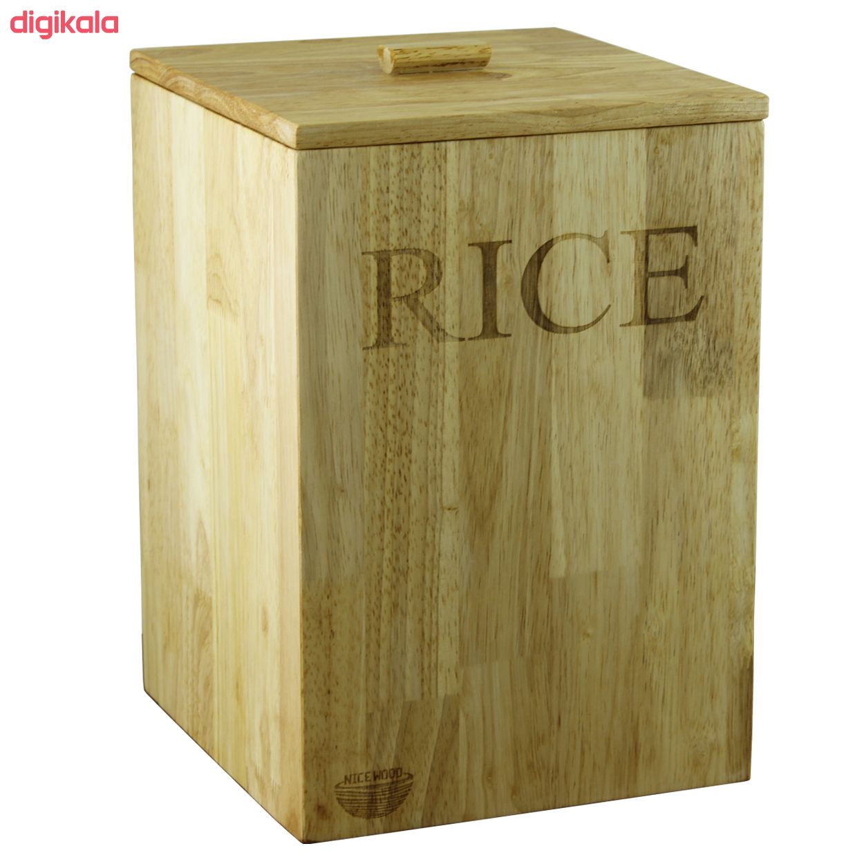 سطل برنج نایس وود مدل 105 گنجایش 10 کیلوگرم