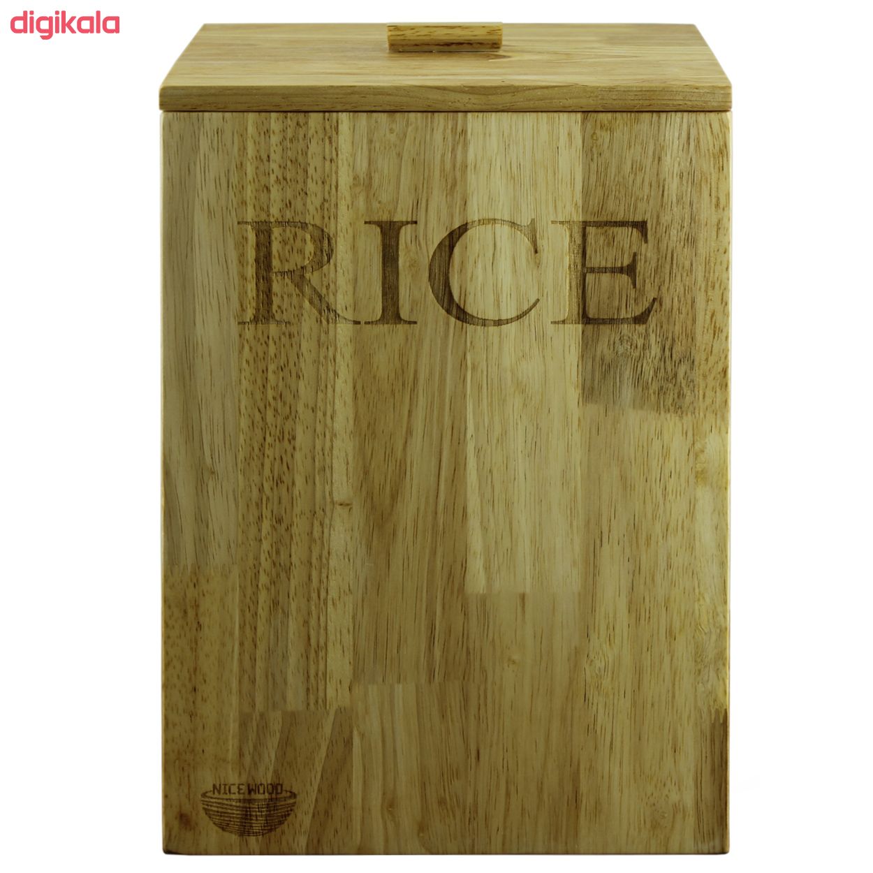 سطل برنج نایس وود مدل 105 گنجایش 10 کیلوگرم