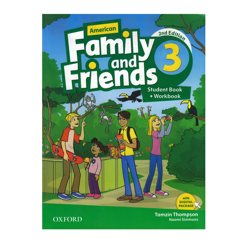 کتاب American Family And Friends 3 اثر Tamzin Thompson And Noami Simmons انتشارات Oxford