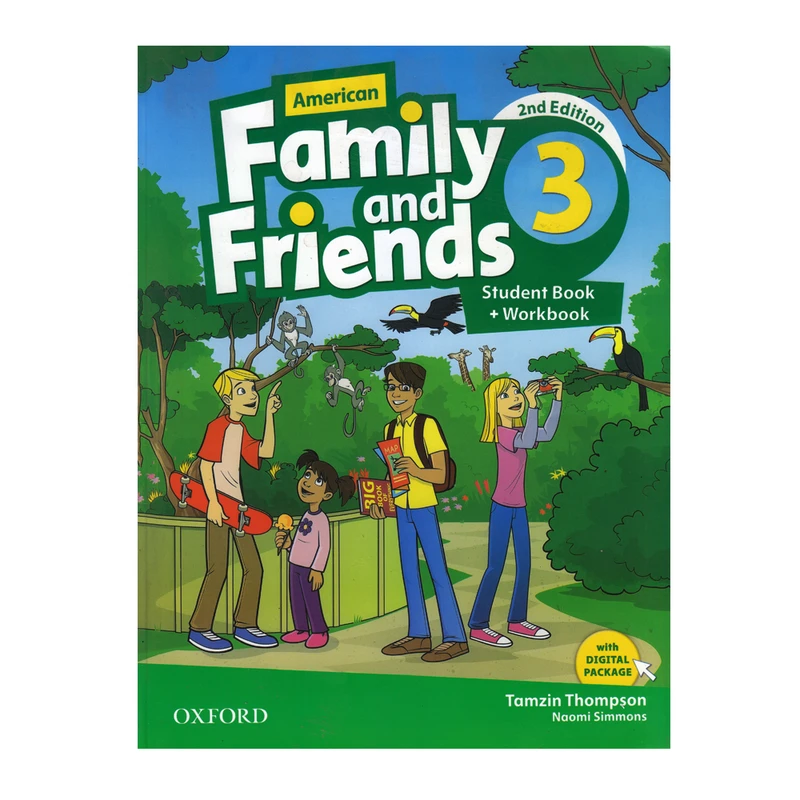 کتاب American Family And Friends 3 اثر Tamzin Thompson And Noami Simmons انتشارات Oxford