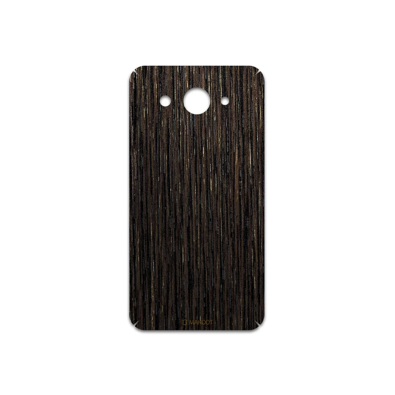 برچسب پوششی ماهوت مدل Dark-Gold-Stripes-Wood مناسب برای گوشی موبایل هوآوی Y3 2018