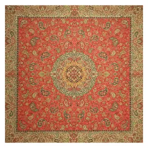 رومیزی ترمه مدل شقایق کد TRM117