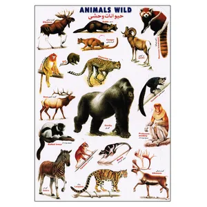 برچسب مدل حیوانات وحشی کد 1155