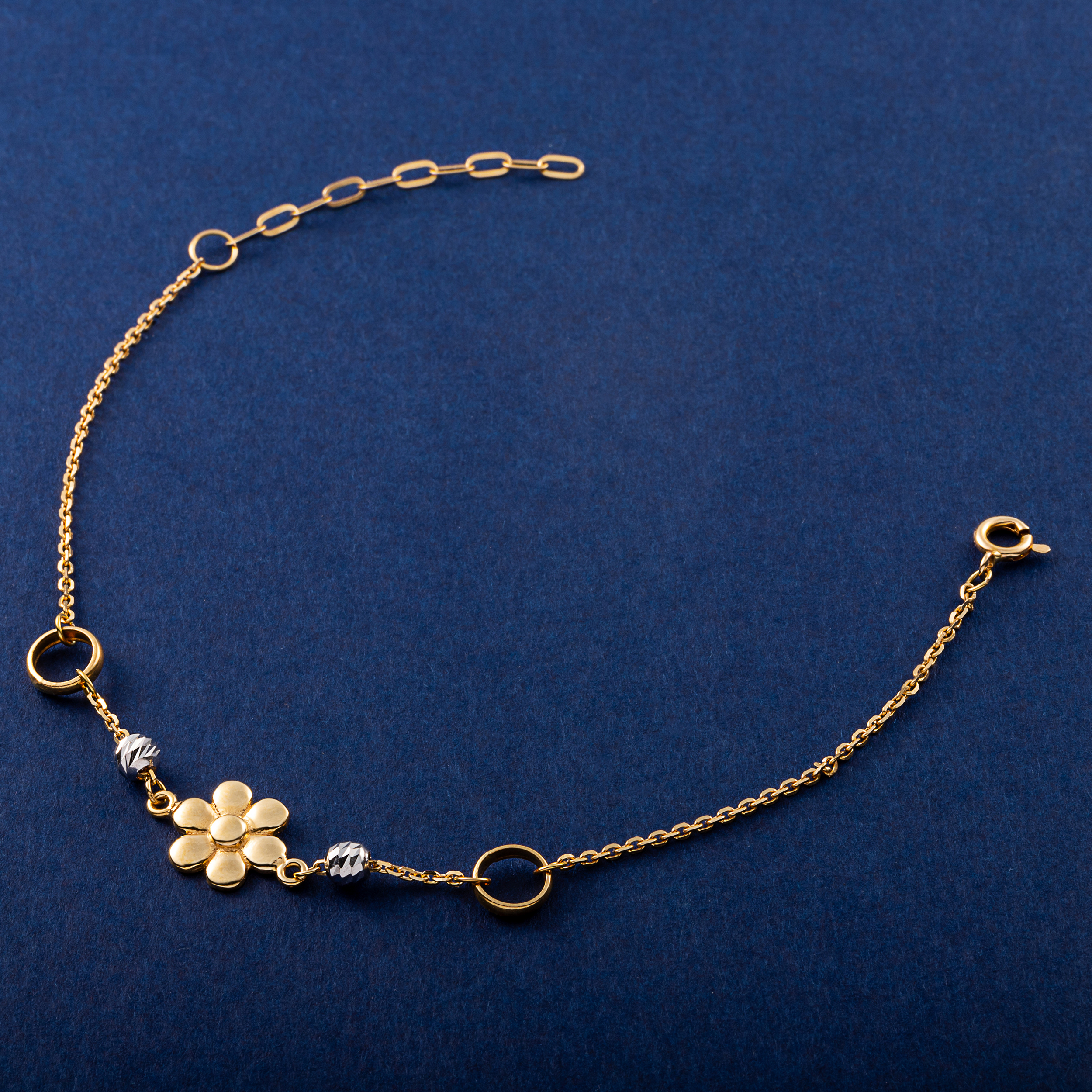 دستبند طلا 18 عیار زنانه جواهری سون مدل 1669