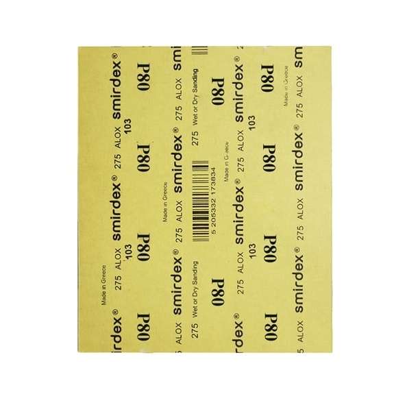 ورق سنباده اسمیردکس مدل P80 Alox ورق سنباده اسمیردکس مدل P80 Alox