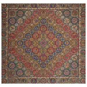 رومیزی ترمه مدل هفت خوان کد TRM120