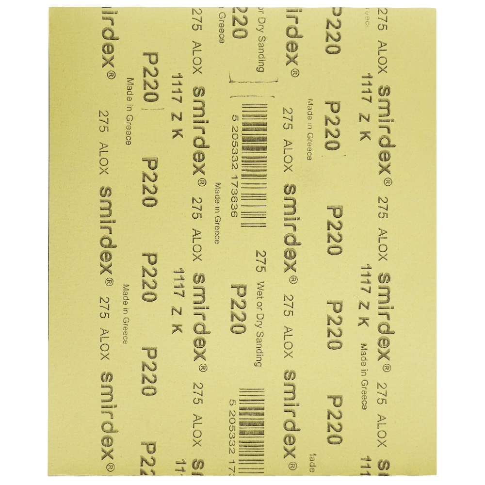 ورق سنباده اسمیردکس مدل P220 Alox