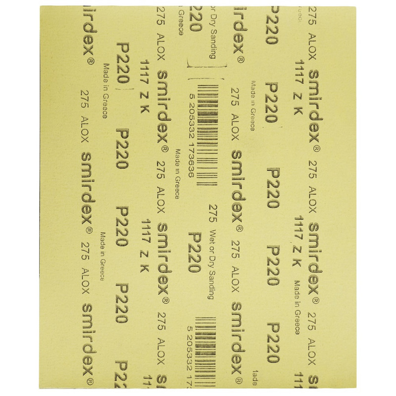 ورق سنباده اسمیردکس مدل P220 Alox ورق سنباده اسمیردکس مدل P220 Alox