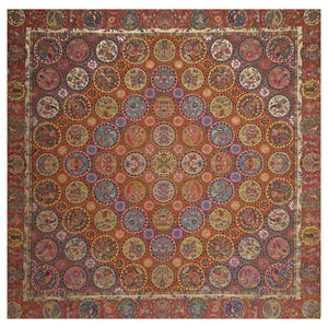 رومیزی ترمه مدل هفت خوان کد TRM122