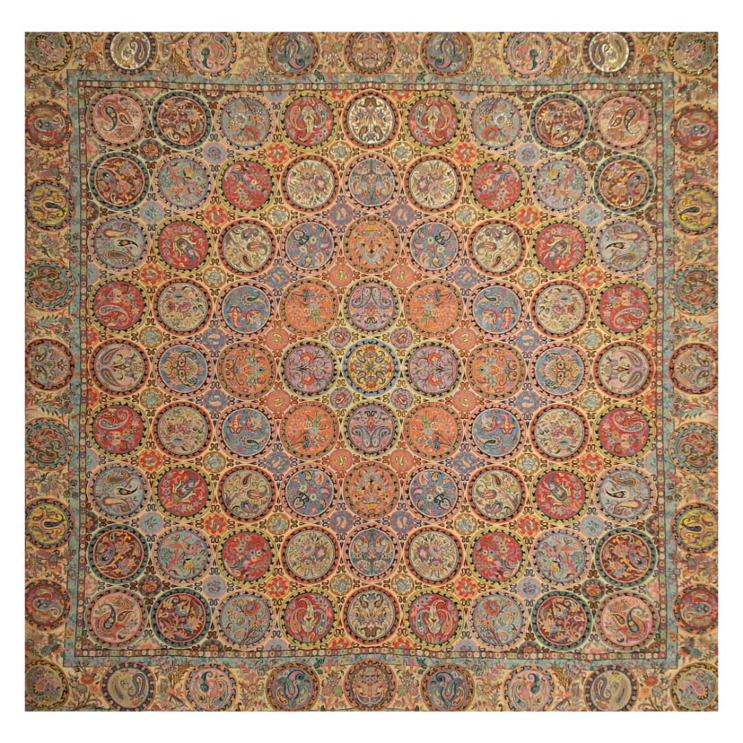 رومیزی ترمه مدل هفت خوان کد TRM123