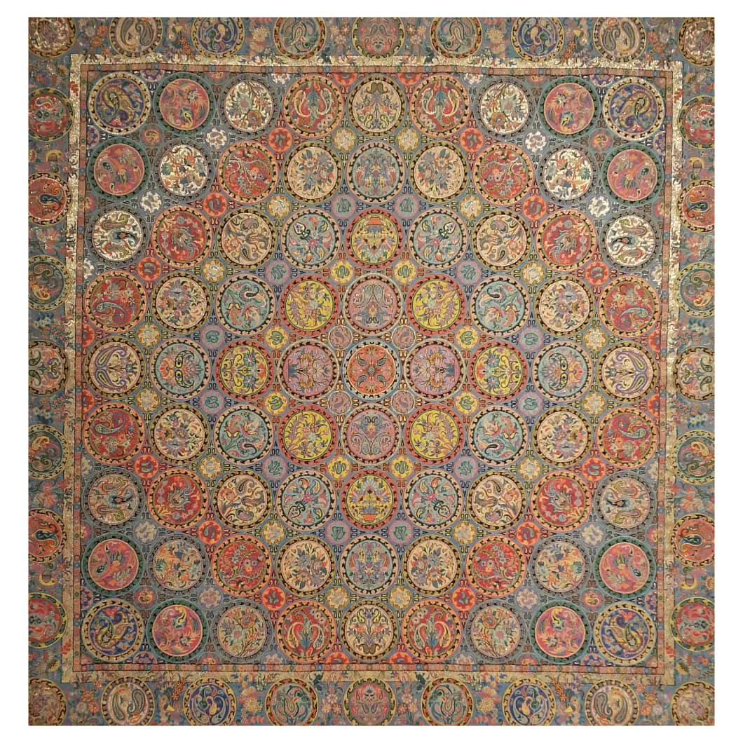 رومیزی ترمه مدل هفت خوان کد TRM124