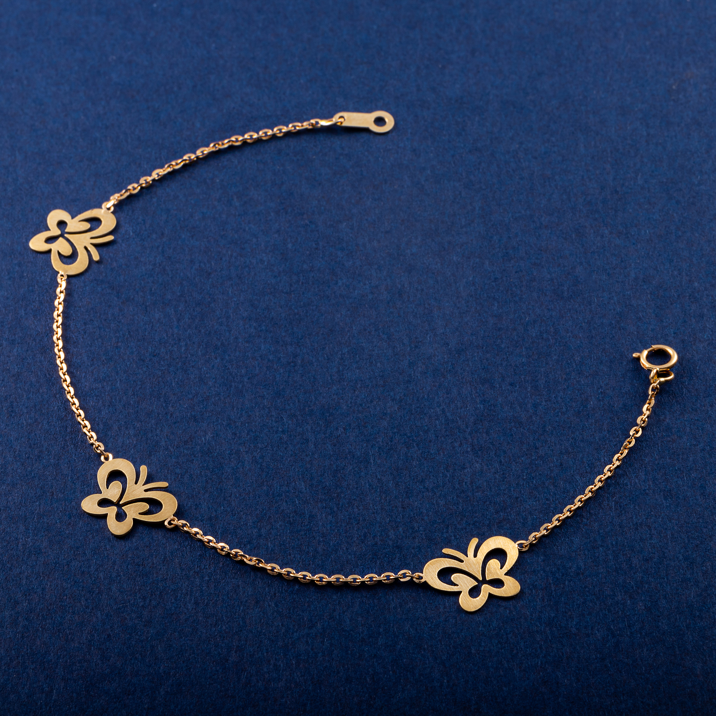 دستبند طلا 18 عیار زنانه جواهری سون مدل 2520