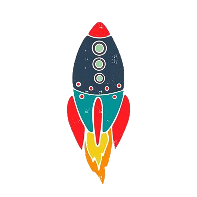 استیکر لپ تاپ طرح موشک کد 1654