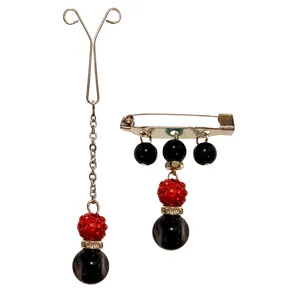 ست سنجاق سینه و گیره روسری کد PM475