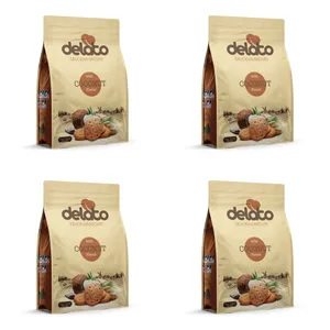 بیسکوییت سکه ای نارگیلی دلاتو - 85 گرم بسته 4 عددی
