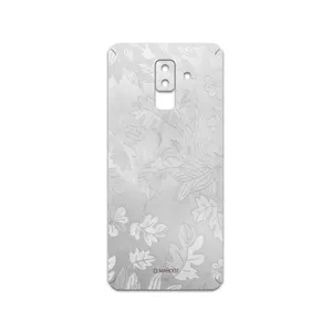 MAHOOT Silver-Wildflower Cover Sticker for SAmsung Galaxy A6 Plus 2018