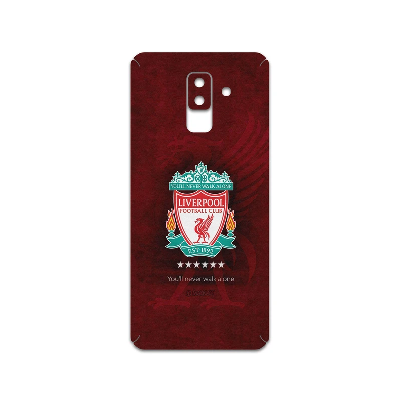 برچسب پوششی ماهوت مدل Liverpool-FC مناسب برای گوشی موبایل سامسونگ Galaxy A6 Plus 2018