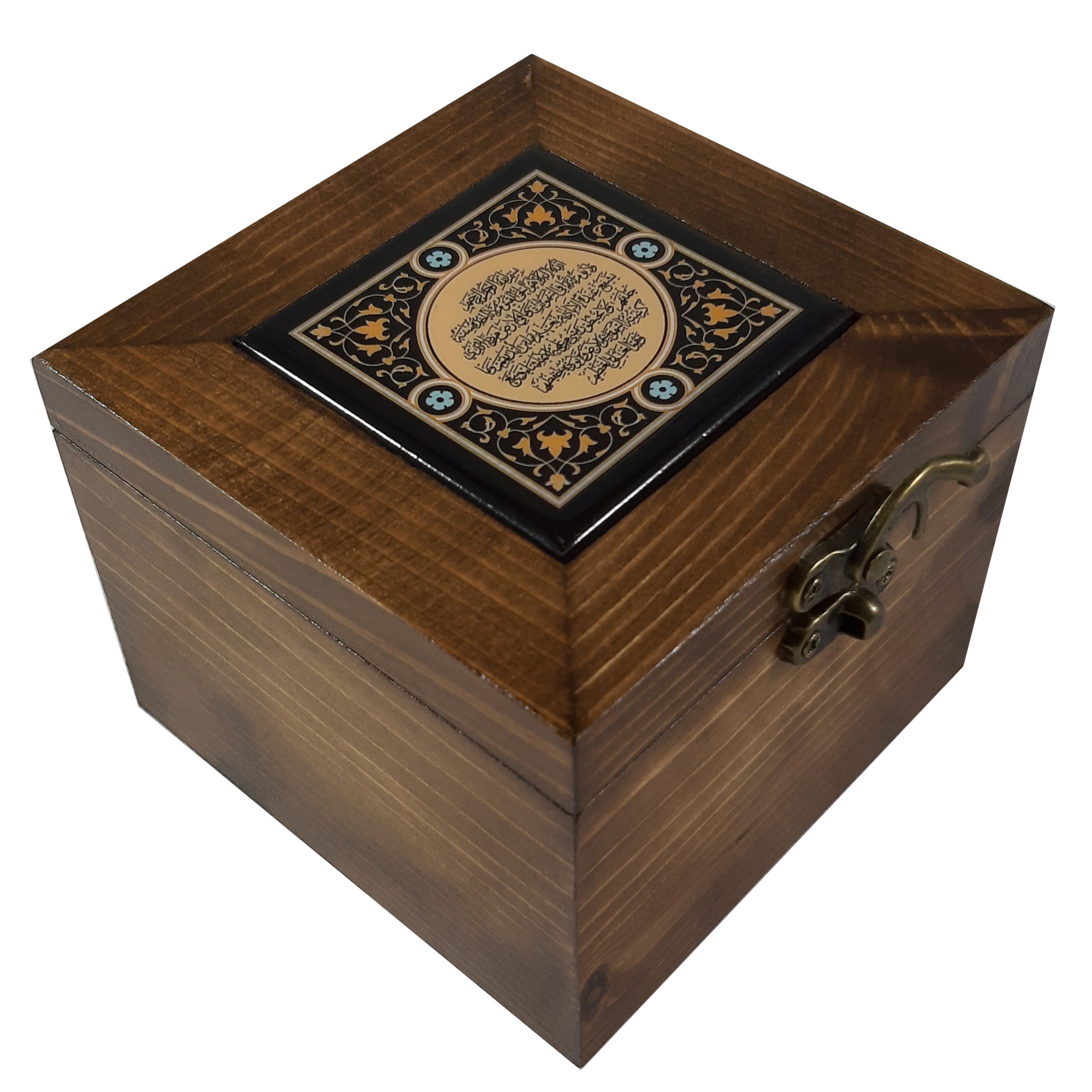   جعبه هدیه چوبی طرح آیت الکرسی کد KNSB5202