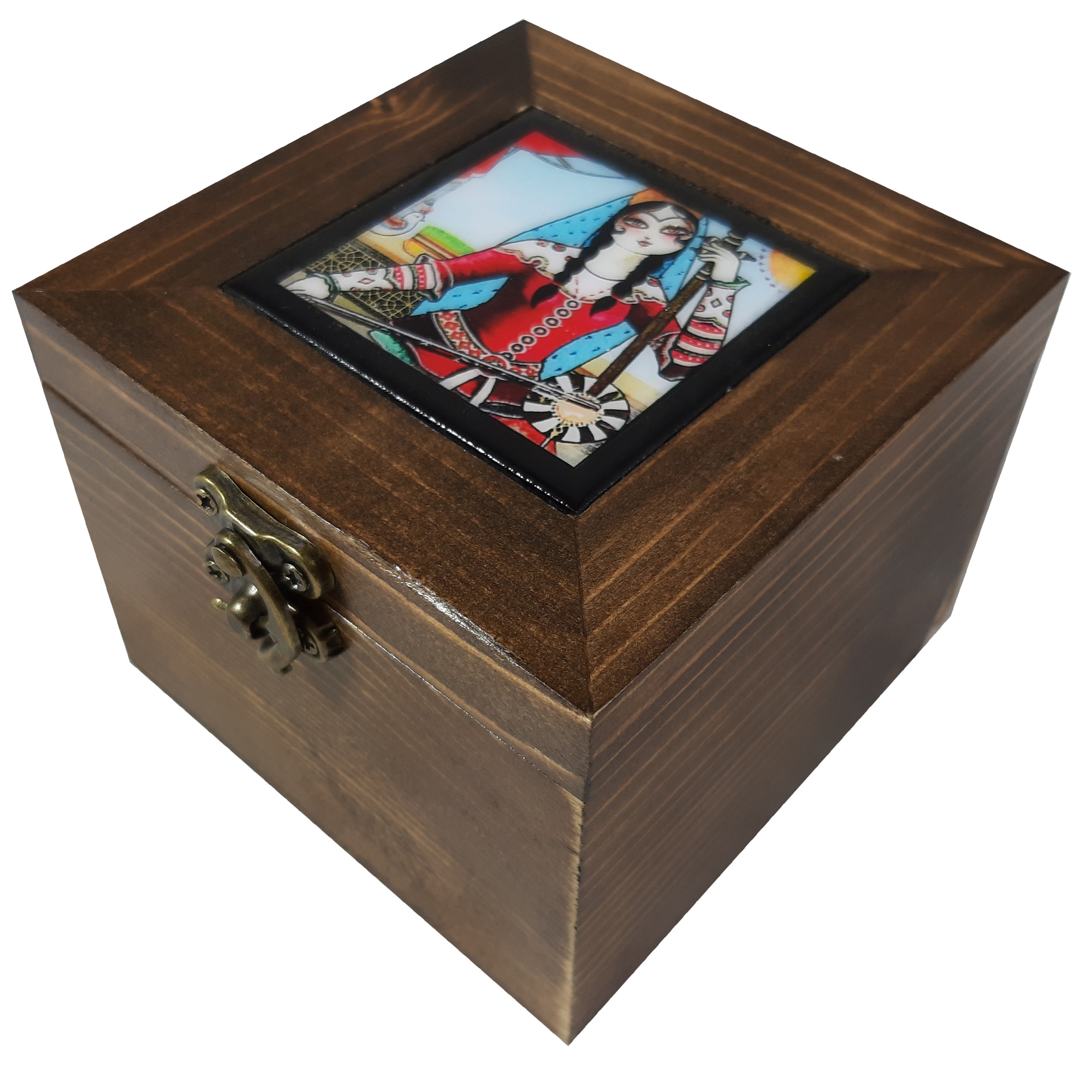 جعبه هدیه چوبی مدل مهربانو کد KNSB5203