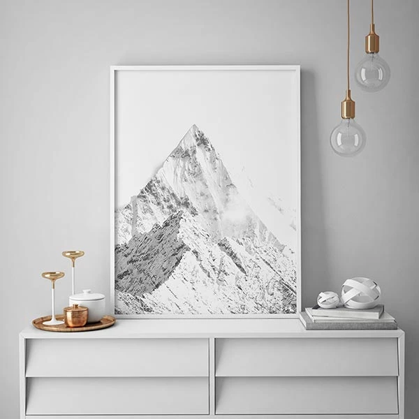 تابلو سالی وود طرح کوهستان سپید کد T140503