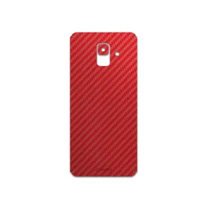 MAHOOT Red-Fiber Cover Sticker for SAmsung Galaxy A6 2018