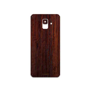 MAHOOT Red-Wood Cover Sticker for SAmsung Galaxy A6 2018