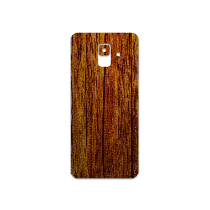 برچسب پوششی ماهوت مدل Orange-Wood مناسب برای گوشی موبایل سامسونگ Galaxy A6 2018