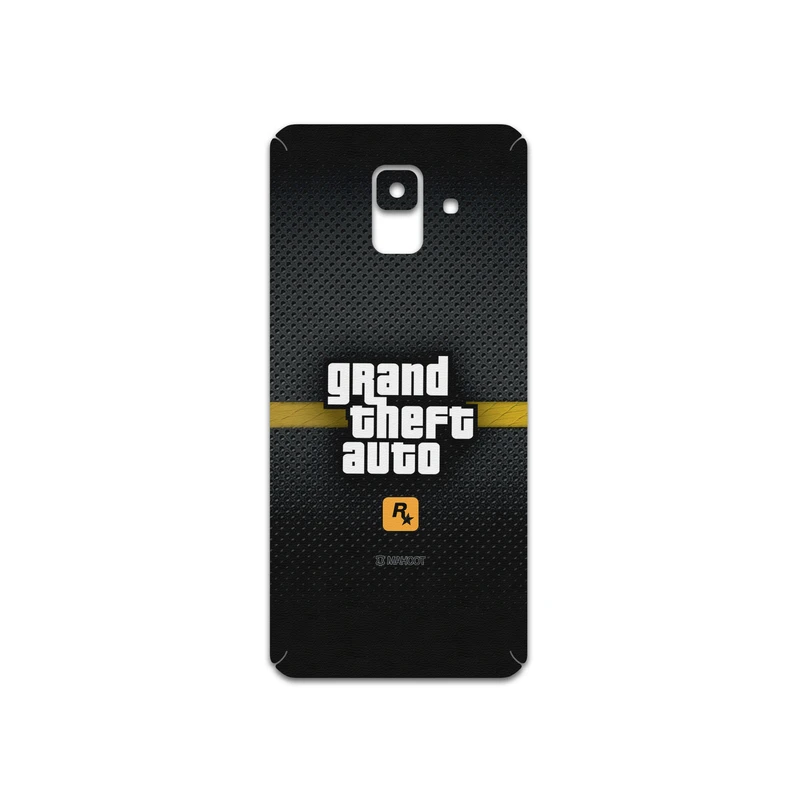 برچسب پوششی ماهوت مدل GTA-Game مناسب برای گوشی موبایل سامسونگ Galaxy A6 2018