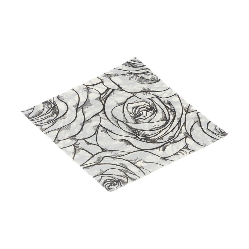 دستمال سفره هوم ایکیا مدل Black Rose بسته 20 عددی