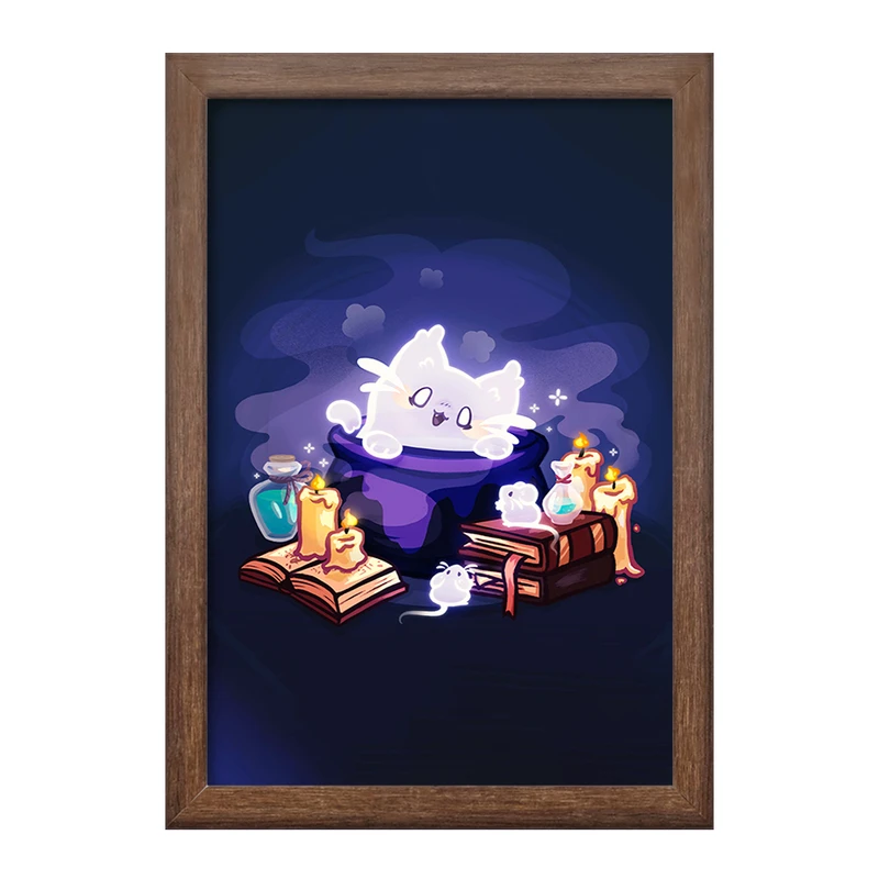 تابلو خندالو طرح موش و گربه حیوانات بامزه  کد 21042