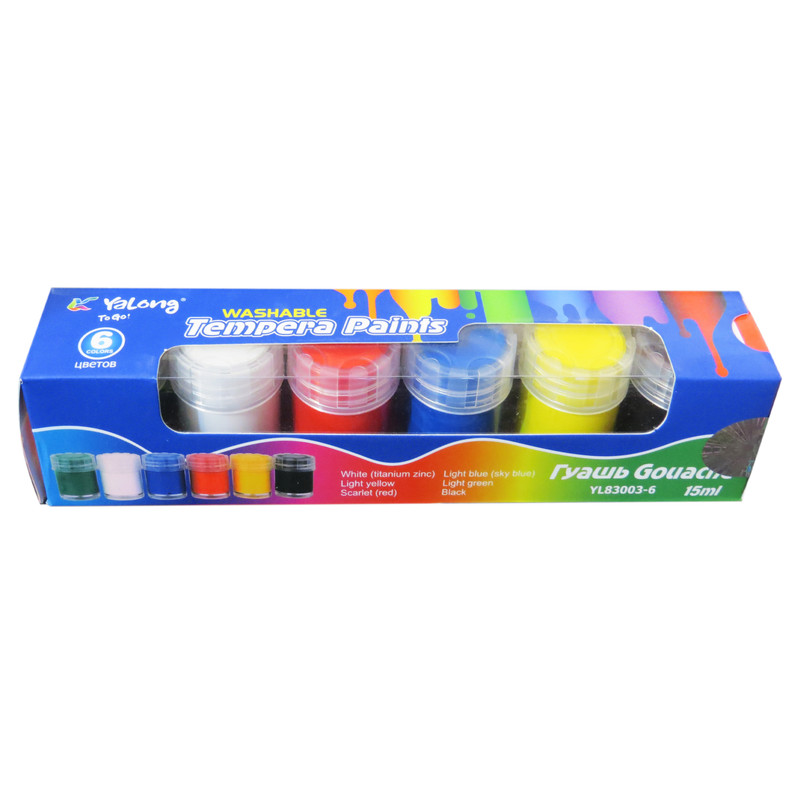 گواش 6 رنگ یالونگ کد YL8300