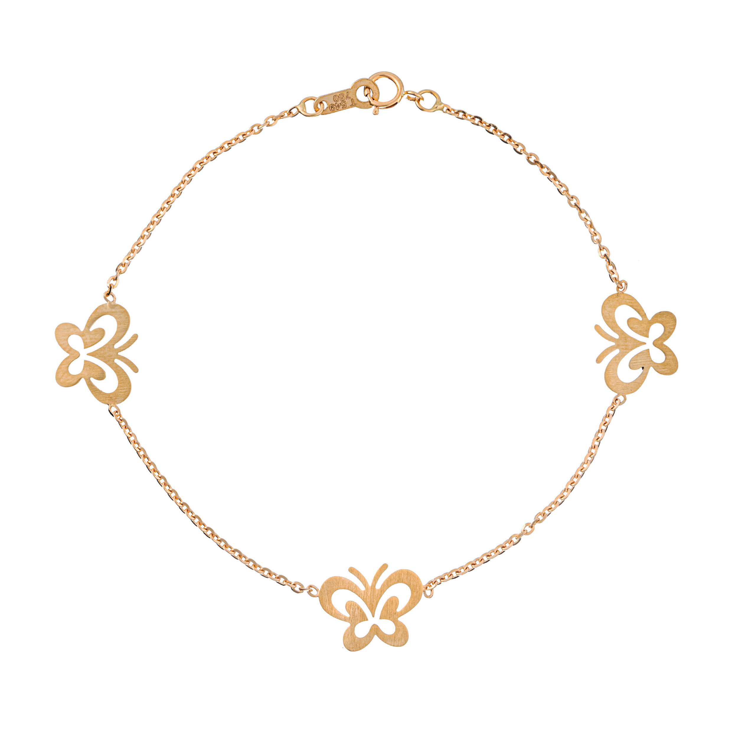دستبند طلا 18 عیار زنانه جواهری سون مدل 2520