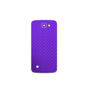 MAHOOT Purple-Fiber Cover Sticker for LG K4
