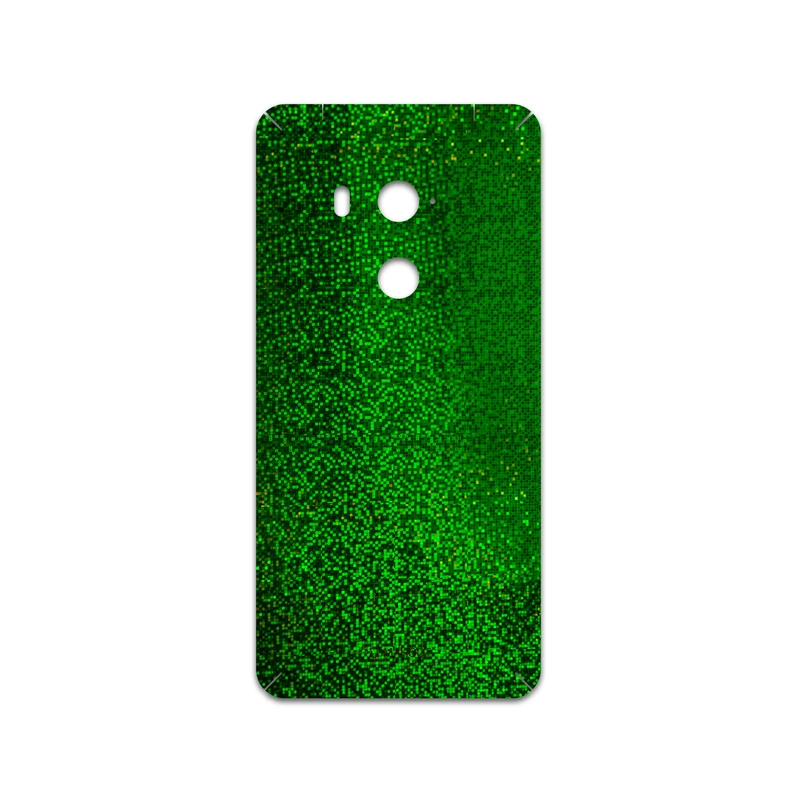 برچسب پوششی ماهوت مدل Green-Holographic مناسب برای گوشی موبایل اچ تی سی U11 Eyes