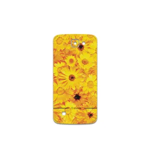 MAHOOT Yellow-Flower Cover Sticker for LG K4