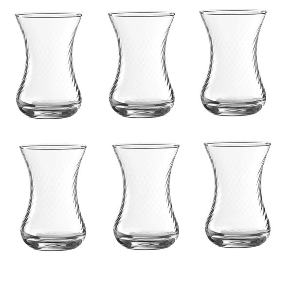 استکان پاشاباغچه مدل اینچه بل اپتیک کد 42781 بسته 6 عددی