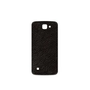 MAHOOT Dark-Brown-Leather Cover Sticker for LG K4
