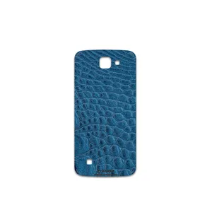 MAHOOT Blue-Crocodile-Leather Cover Sticker for LG K4