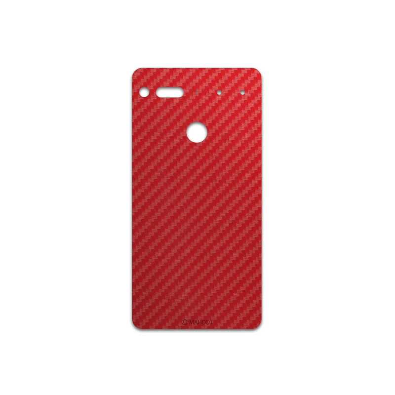 برچسب پوششی ماهوت مدل Red-Fiber مناسب برای گوشی موبایل اسنشال PH-1