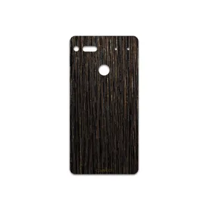 MAHOOT Dark-Gold-Stripes-Wood Cover Sticker for Essential PH-1