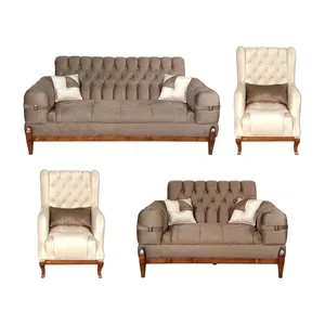 مبل راحتی هفت نفره کامل مدل آندی کد Lina.Gh.Cr