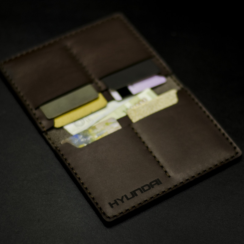 کیف مدارک چرمینه اسپرت طرح هیوندا کد 48024