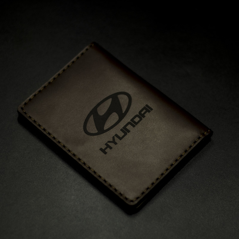 کیف مدارک چرمینه اسپرت طرح هیوندا کد 48024
