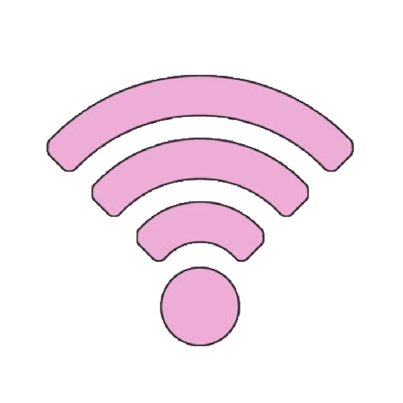 استیکر لپ تاپ طرح wifi کد 1630