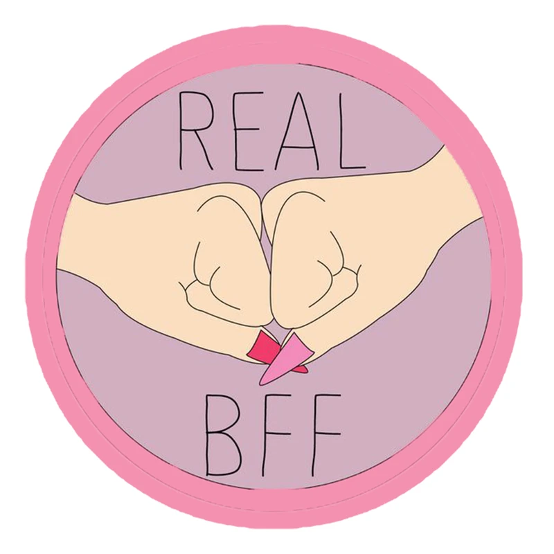 استیکر تزئینی موبایل طرح BFF کد 1622