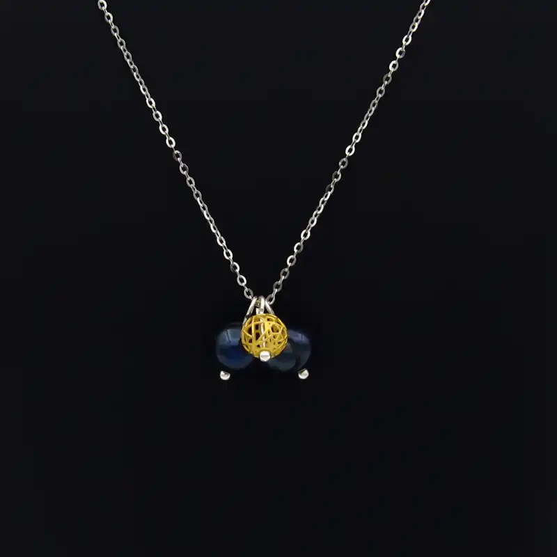 گردنبند طلا 18 عیار زنانه مانچو کد sfgs012