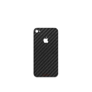MAHOOT Shine-Carbon-Fiber Cover Sticker for apple iPhone 4s