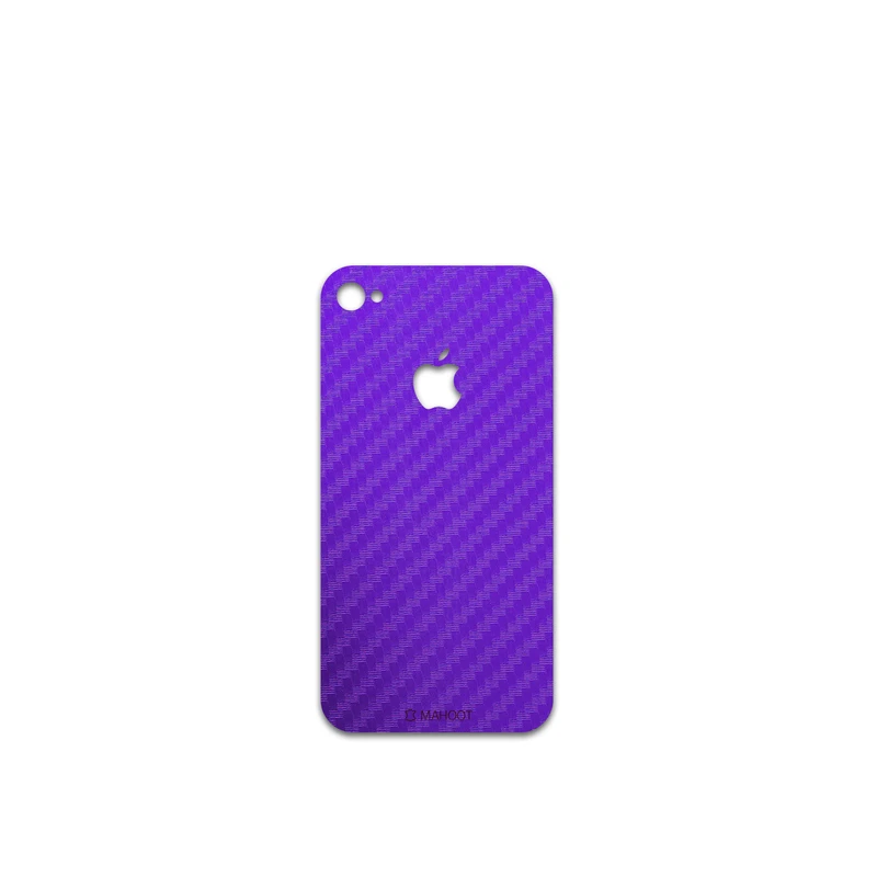 برچسب پوششی ماهوت مدل Purple-Fiber مناسب برای گوشی موبایل اپل iPhone 4s